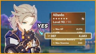 Albedo, how much defense do you want? | Genshin Impact