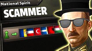 Beating Hoi4 by SCAMMING Other Countries...