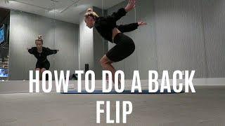 HOW TO DO A BACK FLIP
