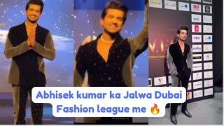 Abhisek kumar ne jeeta apne hot ramp walk se Dubai Fashion league me Fans ka dil 