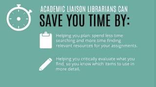 How can Academic Liaison help you?