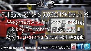 FIAT EGEA 2015+ 48 Megamos AES online pin code calculation &  key programming By Zed Full programmer