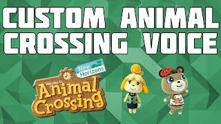 How to Create a Custom Animal Crossing Voice Line! Speak Animalese!