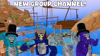 New group channel #gtag #gorillatag #gorillatagfun #funny #oculus #vr #monkey #monke #monkes#monkeys