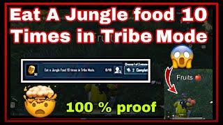 Eat a Jungle Food 10 Times in Tribe Mode | Pubg Mobile Mission | Pubg New Tribe Mode