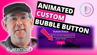Divi Theme Animated Custom Bubble Button 
