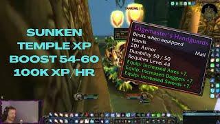 WoW Classic Sunken Temple Mage Solo AoE Farm 54-60