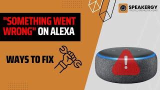 How to fix Alexa's error "Sorry Something Went Wrong" in 2023?