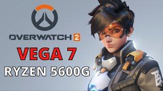 OVERWATCH 2 RYZEN 5 5600G VEGA 7 - 720p 900p 1080p 1440p 4K