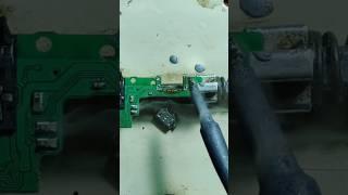 Charging Connector Change #mobilerepair #soldering