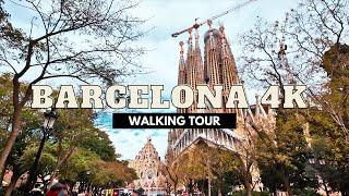 BARCELONA 2024, Walking Tour | 4k HDR Cinematic