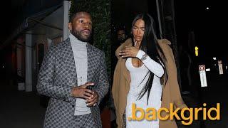 Floyd Mayweather Jr. and Gallienne Nabila were spotted enjoying dinner at Giorgio Baldi