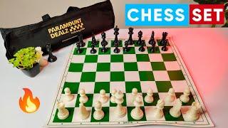 *GIVEAWAY* Paramount Dealz Vinyl Tournament Chess Set | How To Play Tournament Chess Trick