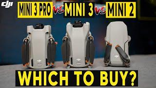 DJI Mini 3 Pro vs Mini 2 vs Mini 3 | FULL COMPARISON