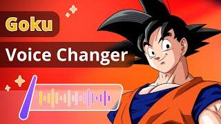 Goku AI Voice Changer | How to sound like Goku in Real-time?