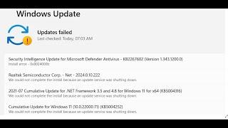 How To Fix Windows 11 Update Error 0x8024000b