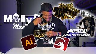 My Workflow | Creating Custom Turnover Chains with My Co2 Laser Machine | Crafting Jewlery