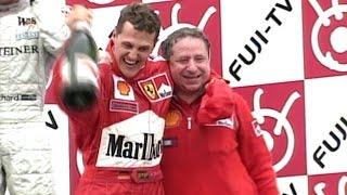 Michael Schumacher Wins First Title With Ferrari | 2000 Japanese Grand Prix