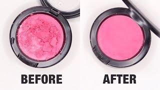 How To Fix Broken Makeup Powder