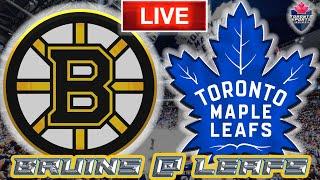 Boston Bruins vs Toronto Maple Leafs LIVE Stream Game Audio  | NHL LIVE Stream Gamecast & Chat