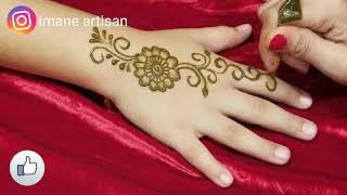 Henna Tutorial: Simple Henna/Mehendi Design for Beginer unique henna art