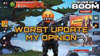 GUNS OF BOOM WORST UPDATE MY OPINION  LIVESTREAM - GUNRAG SINGH