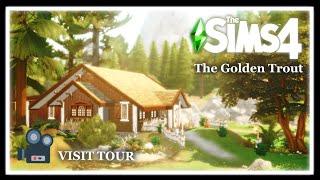 The Sims4 | The Golden Trout / Rustic Restaurant | Visit Tour | NoCC