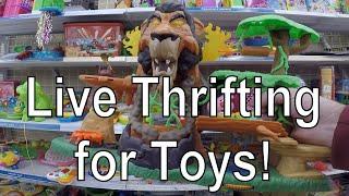 Live Thrifting For Toys & More at Savers & Goodwill! Ebay Reseller Side Hustle 2022