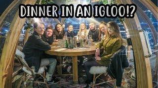 MY FIRST VLOG! // DINING IN AN IGLOO?! // THE COPPA CLUB