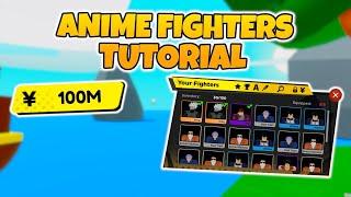 ANIME FIGHTERS SIMULATOR BEGINNERS GUIDE