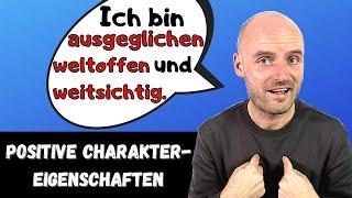 Charaktereigenschaften | wichtige Adjektive | Deutsch lernen | A2 B1 B2