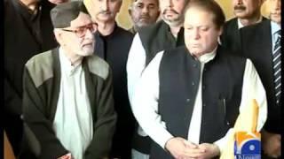 sardar atta ullah mengal in karachi with nawaz shareef on mengal house  naseem mengal N2s