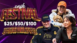 Phil Hellmuth, Maria Ho & Arden Cho Star in Texas Poker Open Cash Festival | $25-$50-$100 No Limit