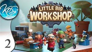 ZONING IN ON OPTIMAL LAYOUT - Little Big Workshop Ep 2: (Factory Simulation Game) Let's Play