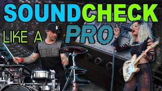 How To Soundcheck a Band Like a Pro  | Tips for Musicians, Singers & Drummers