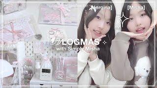 VLOGMAS with simply misha! 🩰 | grwm, gift haul, parties ft. Tokyo Catch & Maono PM450 | jorginakei