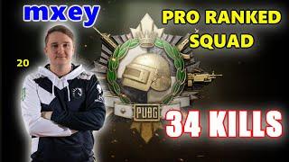 PUBG RANKED - Team Liquid mxey, FuzzFace & SIMSY - 34 KILLS - PRO RANKED SQUAD