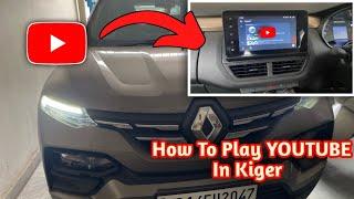 How to Play Youtube In Renault Kiger / Youtube In Android Auto Renault Kiger