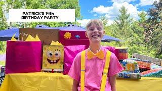 PATRICK’S 14th BIRTHDAY PARTY