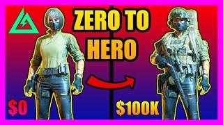 ZERO To HERO In SOLO Delta Force | Can I Get Rich?