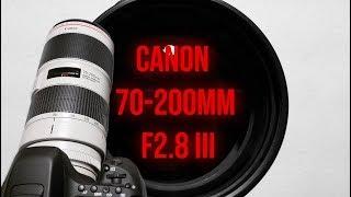 Canon 70-200mm f2.8 IS III Review - A MUST HAVE Lens