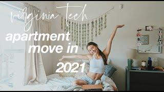 College Apartment Move-In @ Virginia Tech || Hannah Teal