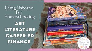 Best Usborne Books for Homeschooling Elementary | Part 2 | Literature, Art, Career Ed, and Finance