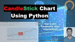 CandleStick Chart using Python| Algo Trading with Python | Plot Candle Stick chart in Python