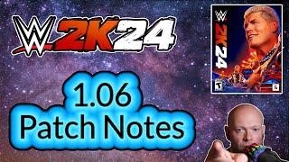 WWE 2K24 ● Update 1.06 Patch Notes