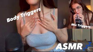 ASMR Assortment Mic Triggers, Clothes Scratching & Body Triggers