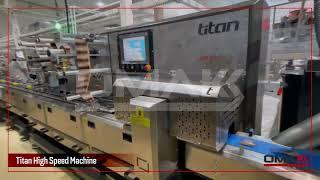 High Speed flow wrapper TITAN - High speed flowpack Machine Omaks Makina