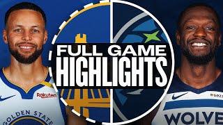 Game Recap: Warriors 113, Timberwolves 103