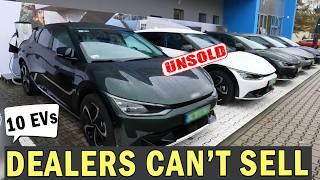 New Electric Cars Piling Up on Dealer Lots in 2024 – Here is the Truth!