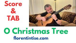 O Christmas Tree O Tannenbaum Classical Guitar Score & TAB